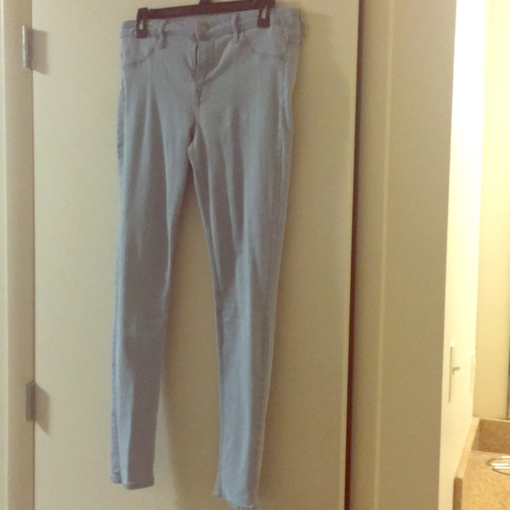 Light blue skinny jeans from H&M